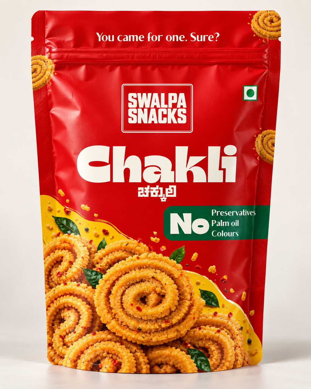 Swalpa Snacks Chakli stand-up pouch